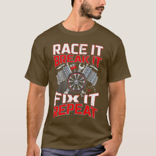 Mens Drag Race Race Track Racing Shirts For Men