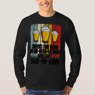 Mens  Drink Cheers For Being Un Beer Lievably Dad  T-Shirt