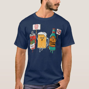 Mens Drinking Beer Funny T-Shirt