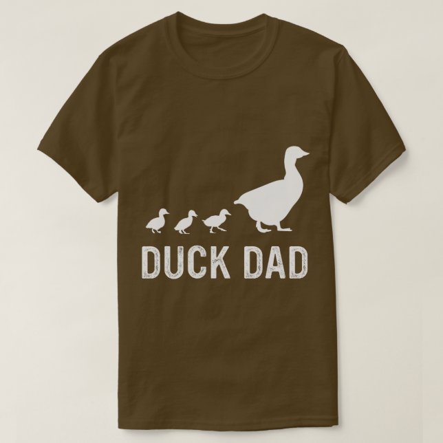 Mens Duck Dad Ducks Lover Duck Owner Funny Duck Fa T-Shirt (Design Front)