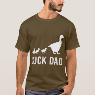 Mens Duck Dad Ducks Lover Duck Owner Funny Duck Fa T-Shirt