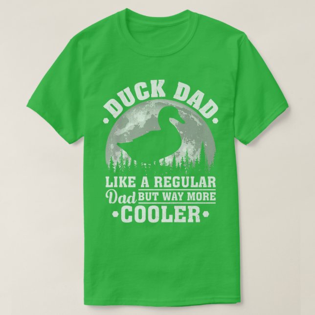 Mens Duck Dad Like A Regular Dad Funny Duck Father T-Shirt (Design Front)