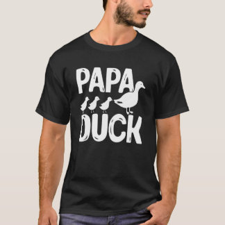 Mens Duck Ducks Papa Duck T-Shirt
