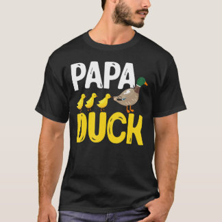 Mens Ducks Funny Duck Lover Papa Duck T-Shirt