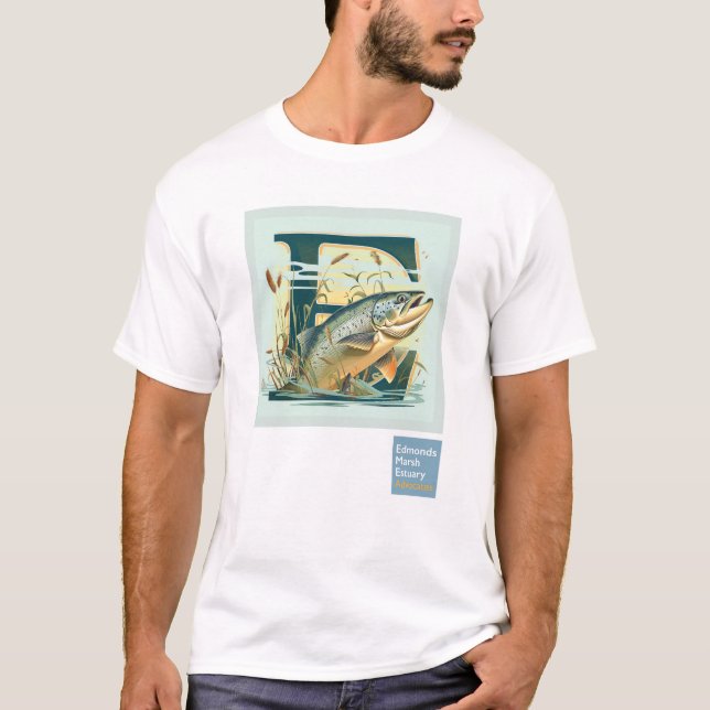 MEN's Edmonds Marsh SALMON t-shirt 2 (Front)