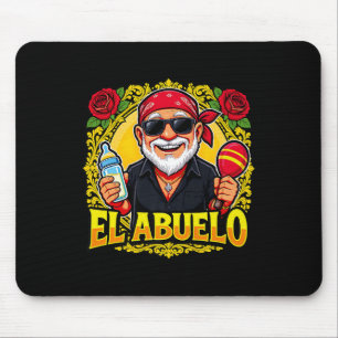 Mens El Abuelo Funny Design For Mexican Grandpas P Mouse Pad