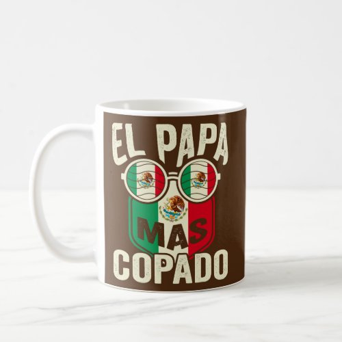 Mens El Papa Mas Copado Mexican Dad And Husband  Coffee Mug