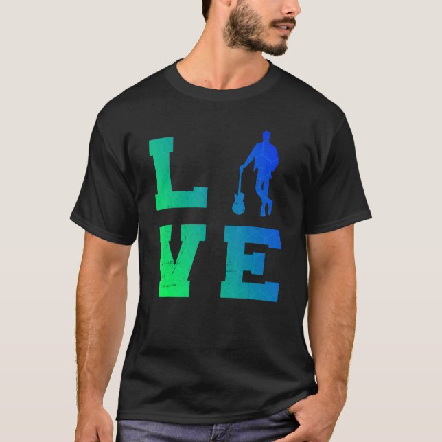 Men's Electric Guitar T-Shirt (Front)