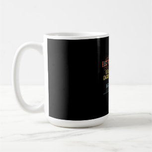Mens Electrician Because Engineers Need Heroes Too Coffee Mug