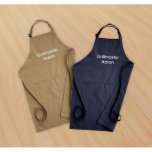 Men's Embroidered Apron