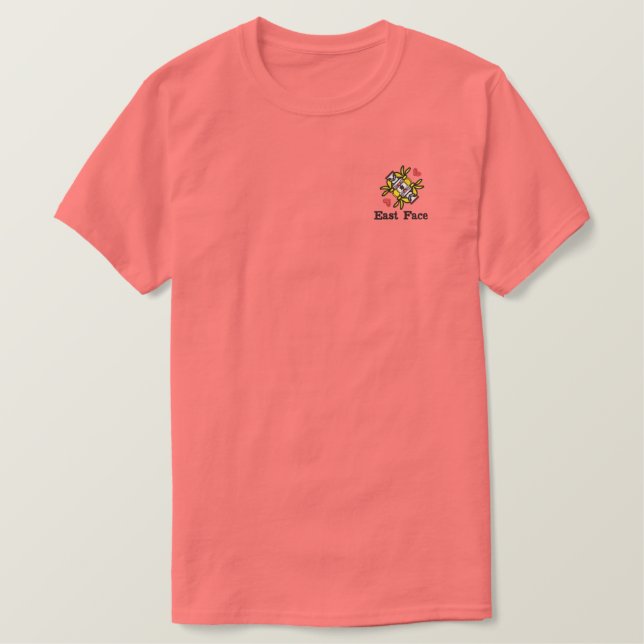 Mens' Embroidered Basic T-Shirt (Design Front)