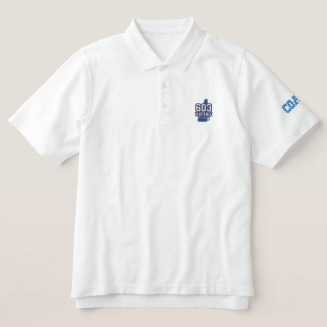Men's Embroidered Coach Shirt (Design Front)