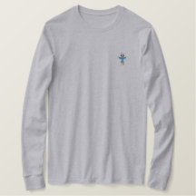 Men's Embroidered Logo Long-sleeve T-shirt