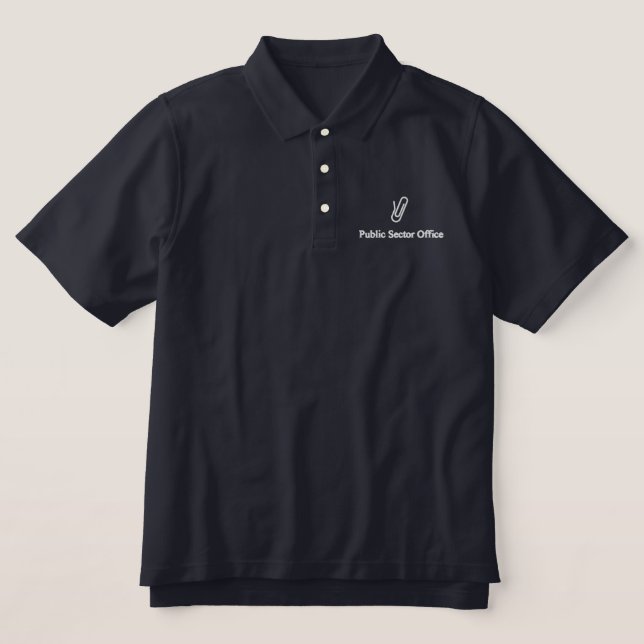 Mens Embroidered Polo (Design Front)