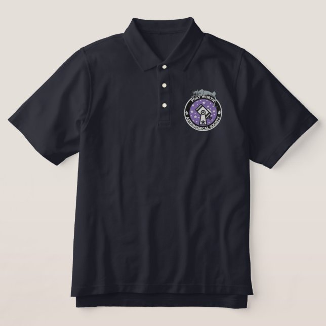 Men's Embroidered Polo Shirt (Design Front)