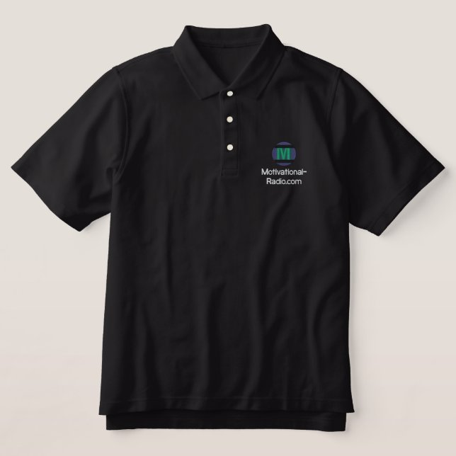 Men's Embroidered Shirt (Original Logo) (Design Front)