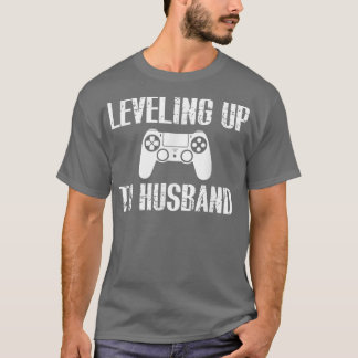 Mens Engagement Tee for Groom Video Game Lover Fun
