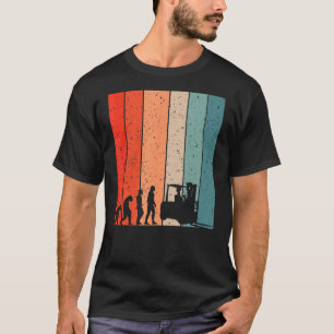 Mens Evolution Forklift Driver Evolution Forklift  T-Shirt