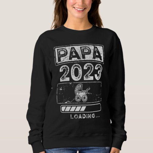 Mens Expectant Dad 2023 Baby Announcement Dad Sweatshirt