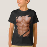 Ripped Muscles, six pack, chest T-shirt' Men's T-Shirt