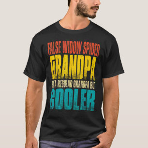 Mens False Widow Spider Grandpa Like a Regular Gra T-Shirt