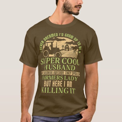 Mens Farm Farming Farmer  T_Shirt
