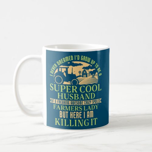 Mens Farmer Farming Husband Farm  Coffee Mug