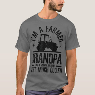 Mens Farmer Grandpa - Funny Farming Grandfather T-Shirt