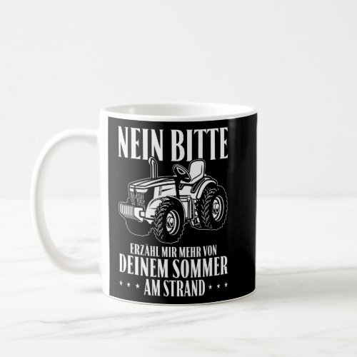Mens Farmers tractor tell me more from your summe Coffee Mug