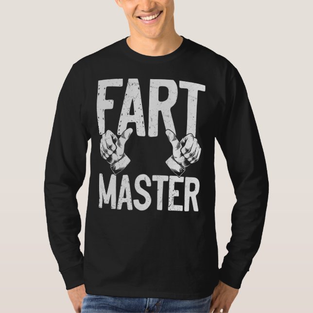 Mens  Farting Men Fart Master T-Shirt (Front)