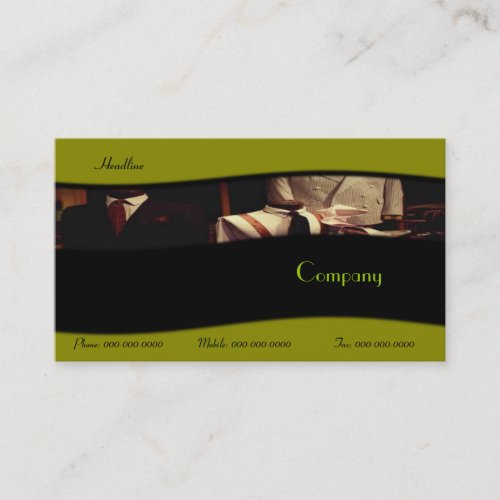 Men's Fashion Business Card