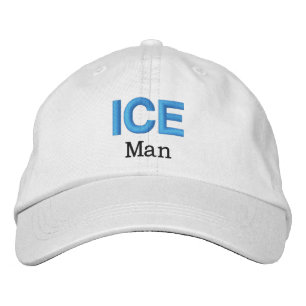 Mens Fashion Funny Novelty Golf ICE MAN Embroidered Baseball Cap