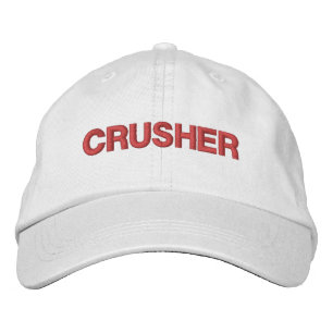Mens Fashion Funny Novelty Golf Nickname CRUSHER Embroidered Baseball Cap