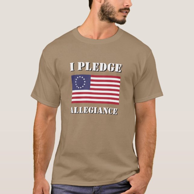 Mens Fashion Novelty I PLEDGE ALLEGIANCE T-Shirt (Front)