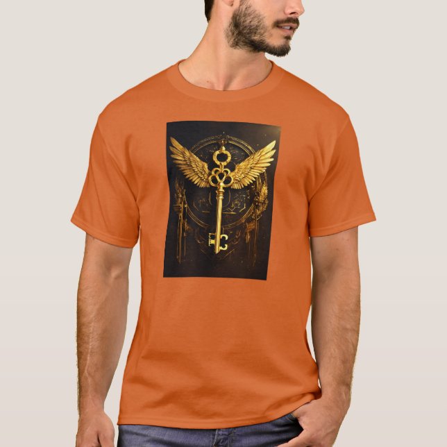 Men's fashionable logo  T-Shirt (Front)
