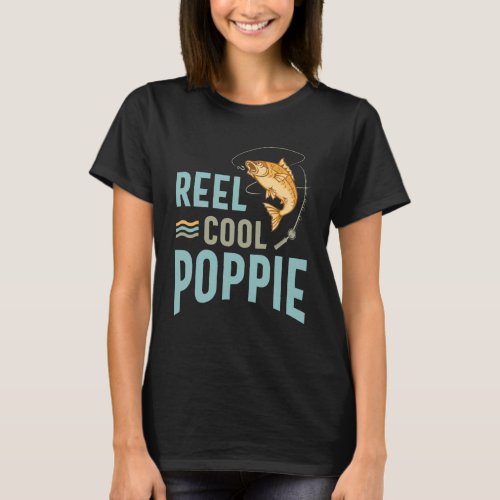 Mens Father Gift Reel Cool Poppie T_Shirt