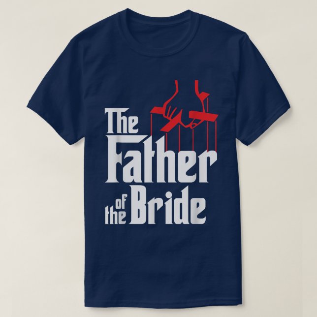 Mens Father of the Bride  T-Shirt (Design Front)
