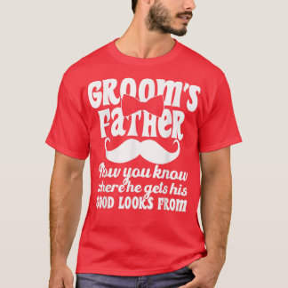 Mens Father of the Groom Wedding Costume Grooms Fa T-Shirt