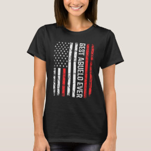 Mens Father s Day Best Abuelo Ever With US America T-Shirt