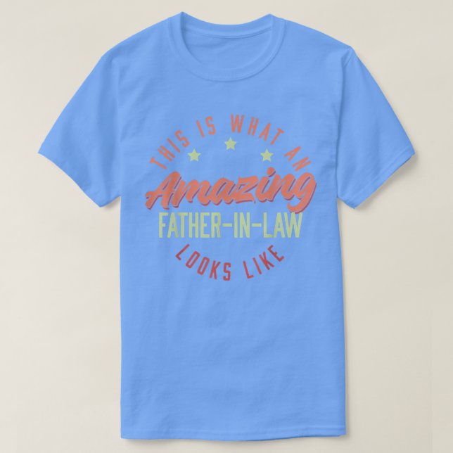 Mens FatherinLaw Father's Day Wedding Papa Dad of  T-Shirt (Design Front)