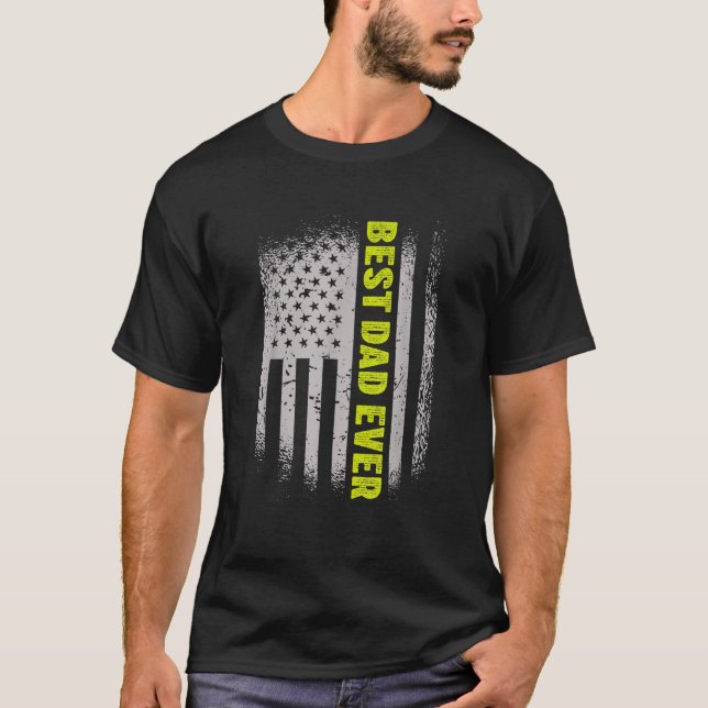 Mens Fathers Day Best Dad Ever  T-Shirt (Front)