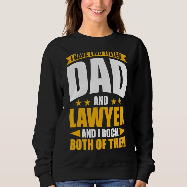Mens Fathers Day Best Papa Ever I'm A Dad And A La Sweatshirt (Front)