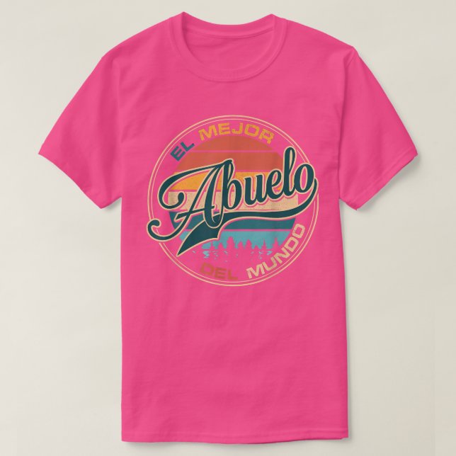 Mens Fathers Day  For Dad El Mejor Abuelo Del Mund T-Shirt (Design Front)