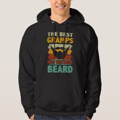 Mens Fathers Day For Papa Best Gramps Has Best Bea Hoodie