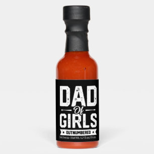 Mens Father's Day Gift from Daughters Dad of Hot Sauces