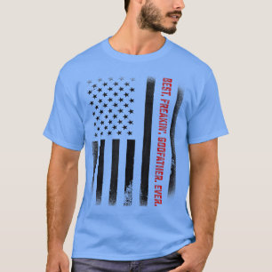 Mens Fathers Day Gift Tee Best Freakin Godfather