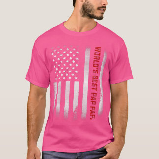 Mens Fathers Day Gift Tee  World's Best Pap Pap Ev