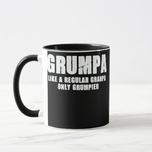 Mens Fathers Day Grumpa Definition Granpa  Mug