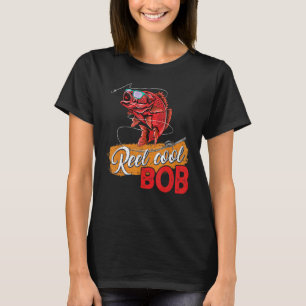 Mens Fathers Day Shirt Fishing Reel Cool BOB