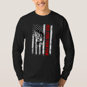 Mens Fathers Day Shirt For Dad Reel Cool Paw Paw F